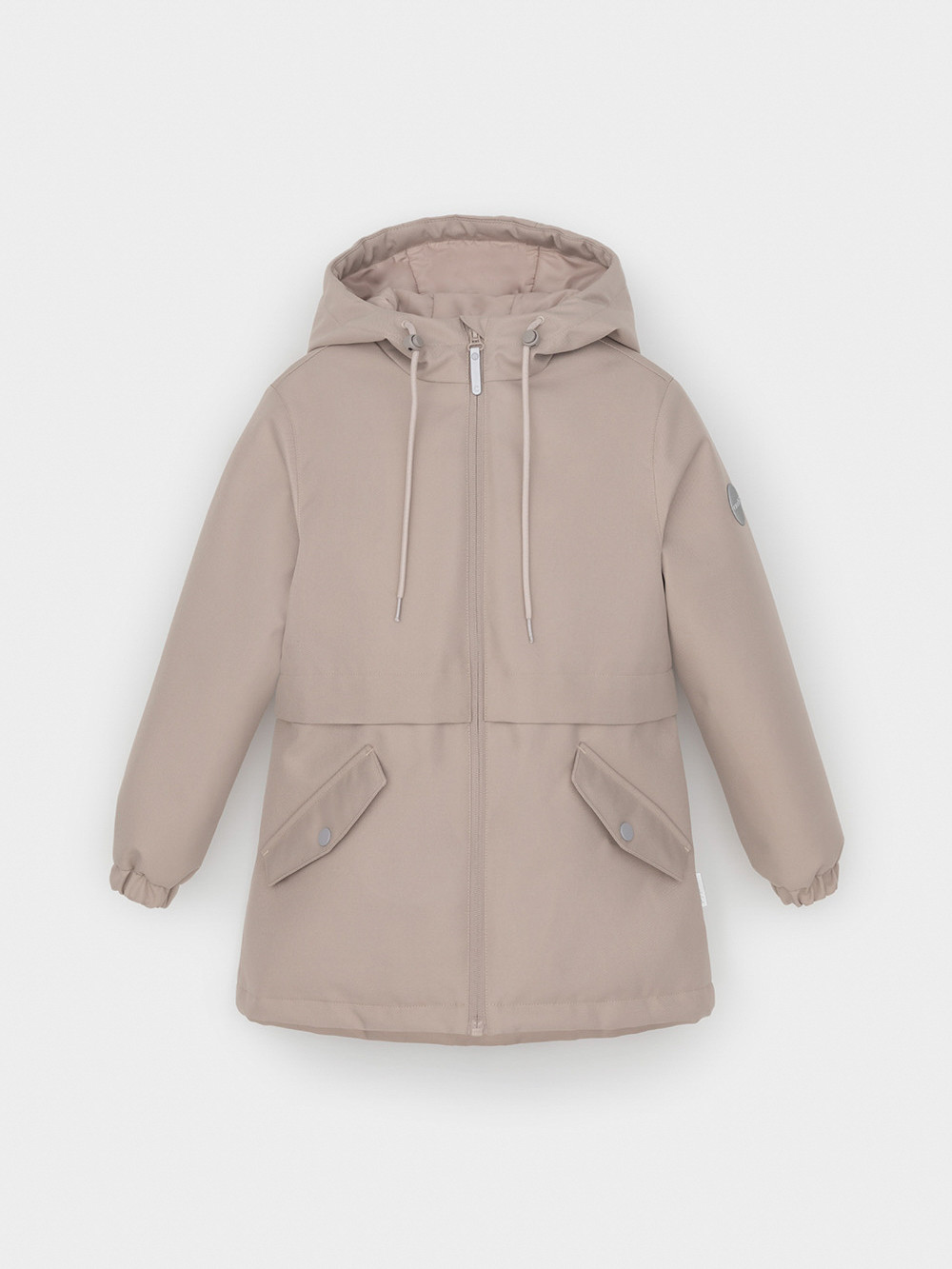 Куртка для девочки, артикул: ВК 32179/2 УЗГ, цвет: светло-бежевый, фото 2