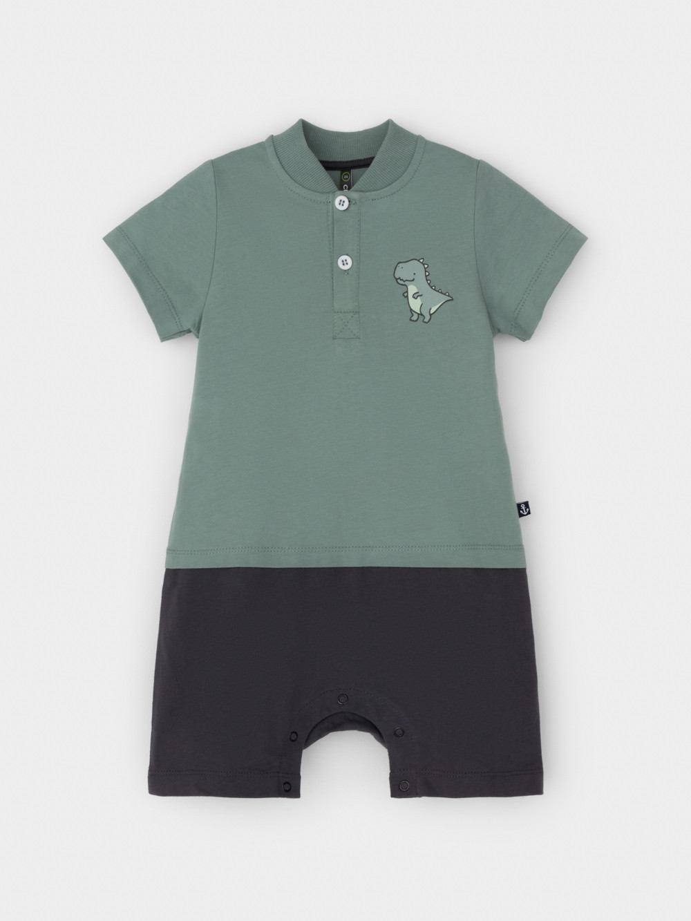 Полукомбинезон для мальчика, артикул: КР 6537, цвет: зеленый