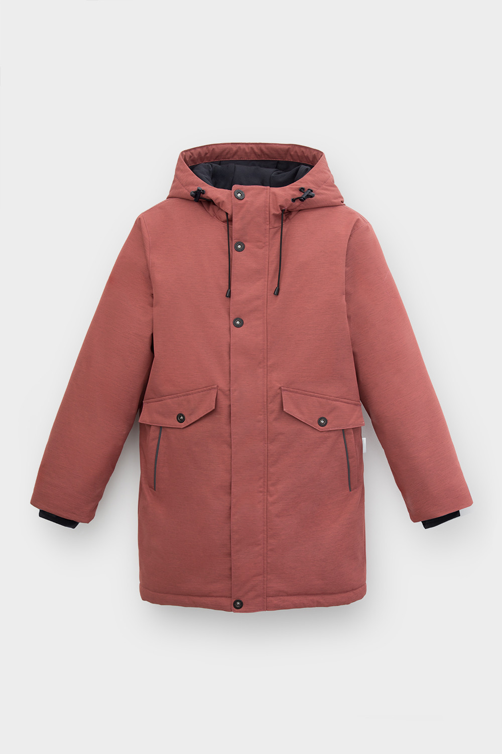 Пальто, плащи для мальчика, артикул: ВК 36097/2 ГР, цвет: коричневый, фото 2