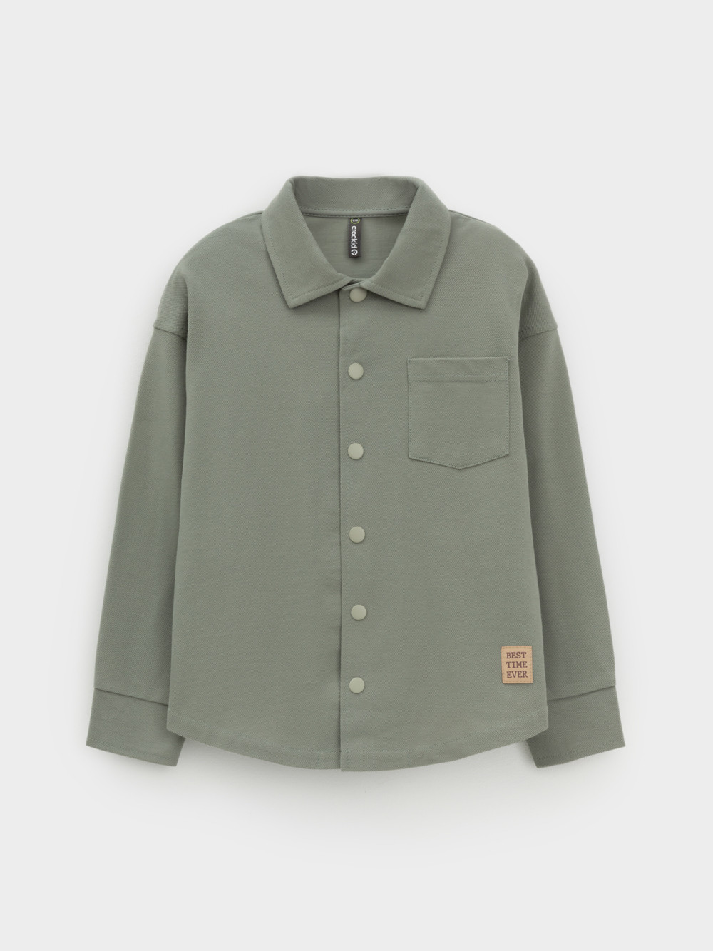 Рубашки для мальчика, артикул: КР 302794, цвет: хаки, фото 2