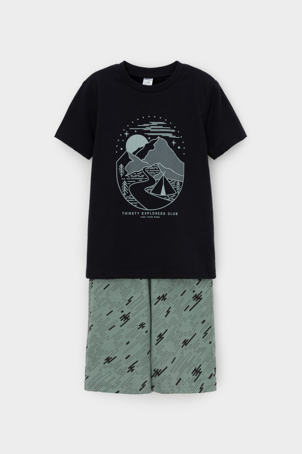 Пижама для мальчика, артикул: К 1528/24, цвет: черный3, фото 2