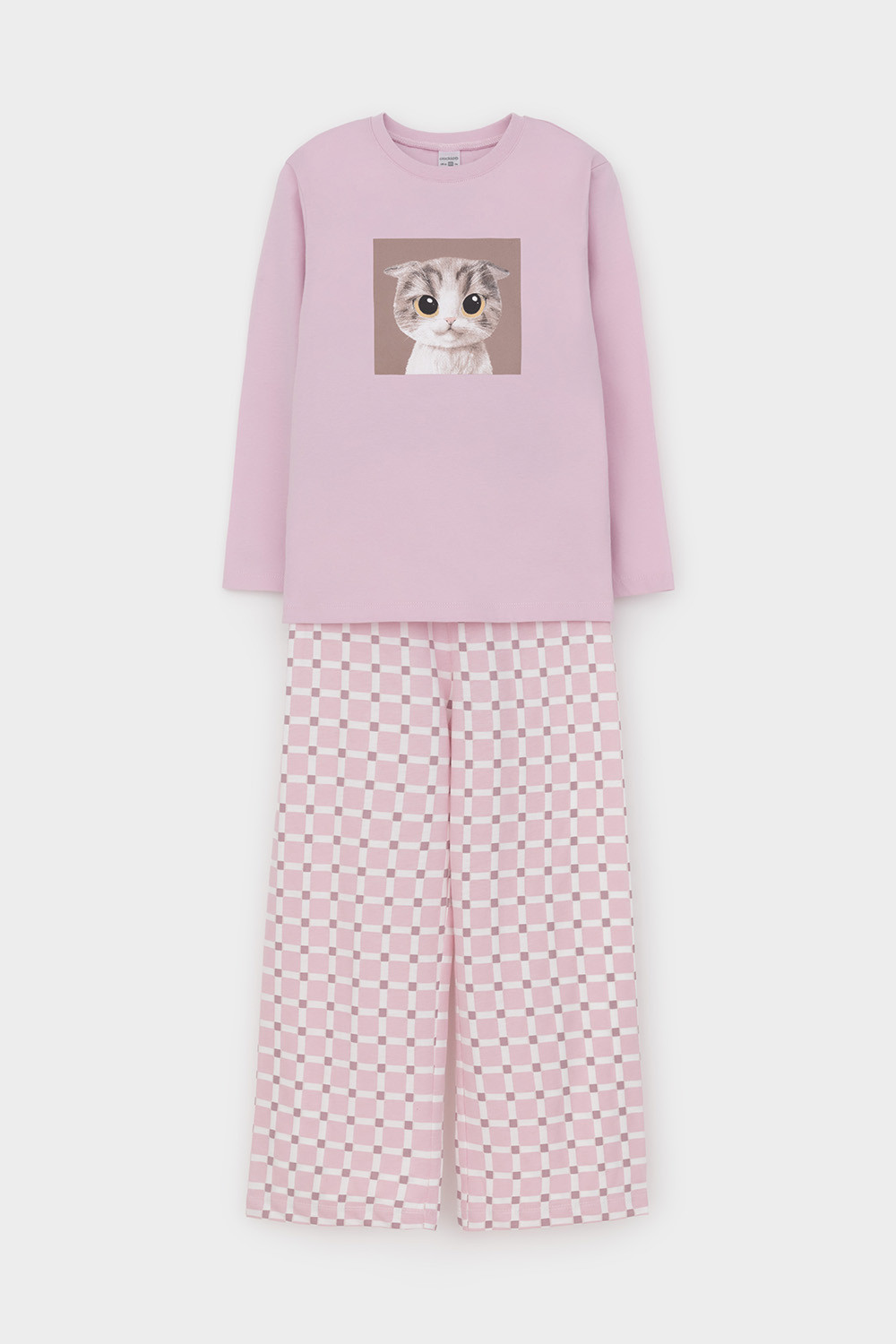 Пижама для девочки, артикул: К 1623, цвет: розовый, фото 2