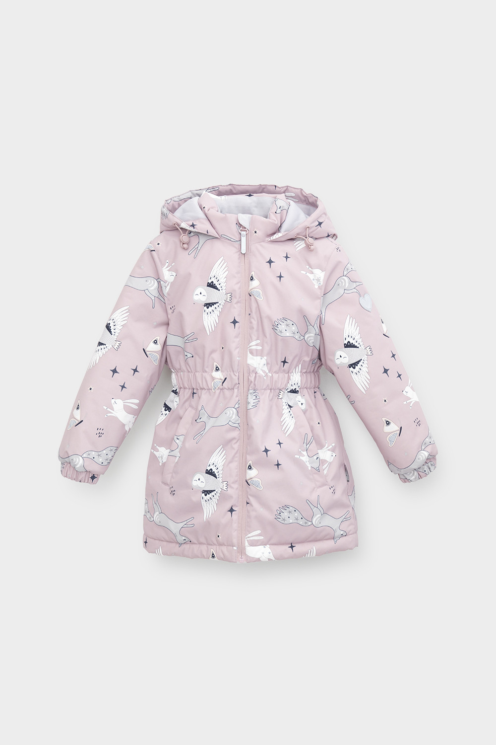 Куртка для девочки, артикул: ВК 38098/н/2 УЗГ, цвет: розовый, фото 2