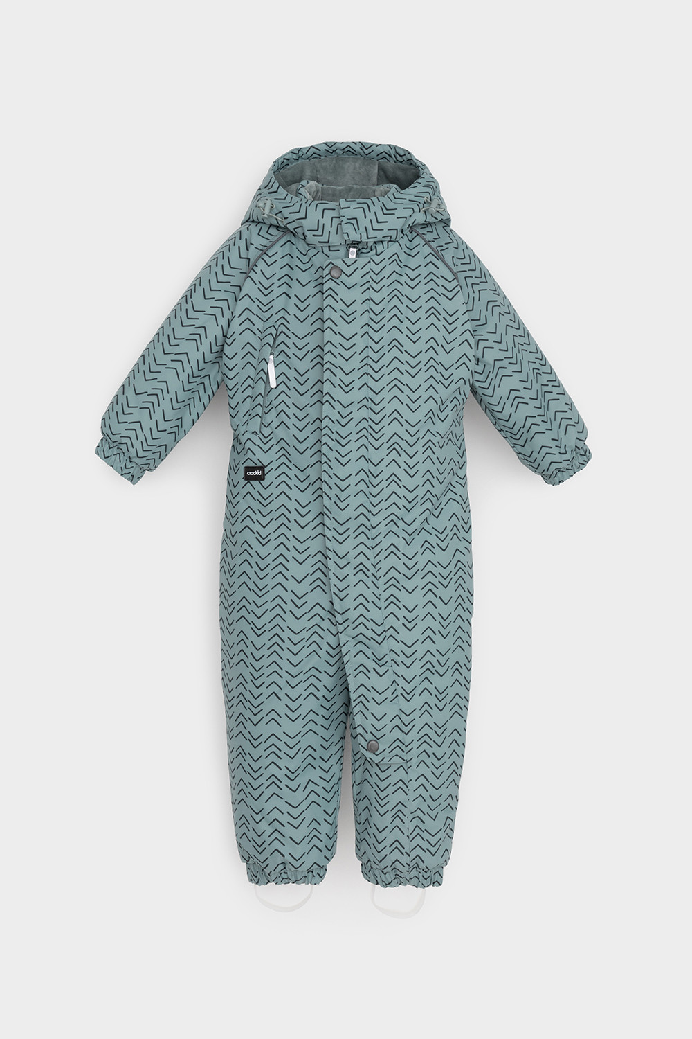 Комбинезоны утепленные для мальчика, артикул: ВК 60113/н/10 УЗГ, цвет: зеленый, фото 2