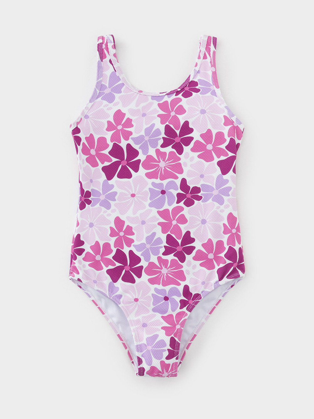 Купальник для девочки, артикул: ТК 16025/1н ФВ, цвет: белый, фото 2