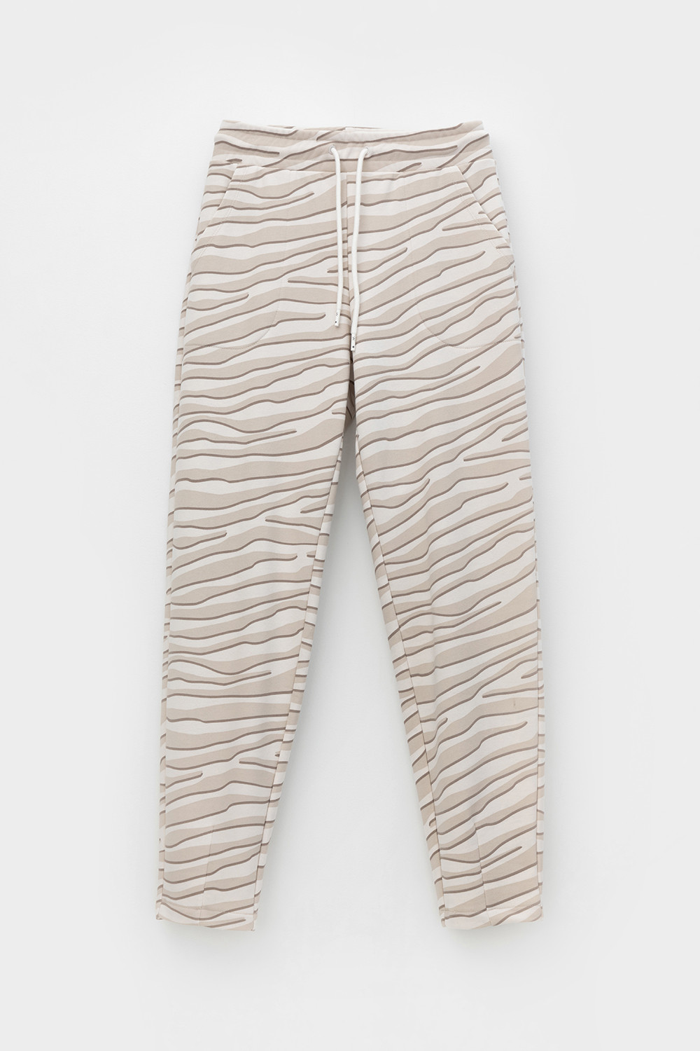 Брюки женские для мам, артикул: ЕВТ 4082, цвет: бежевый, фото 2