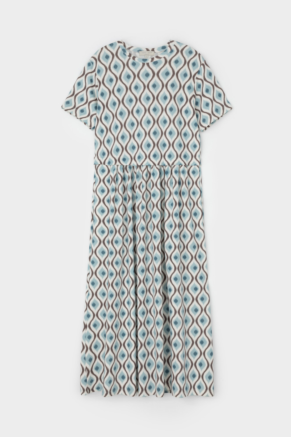 Платья женские для мам, артикул: ЕВТ 5070, цвет: бежевый, фото 2