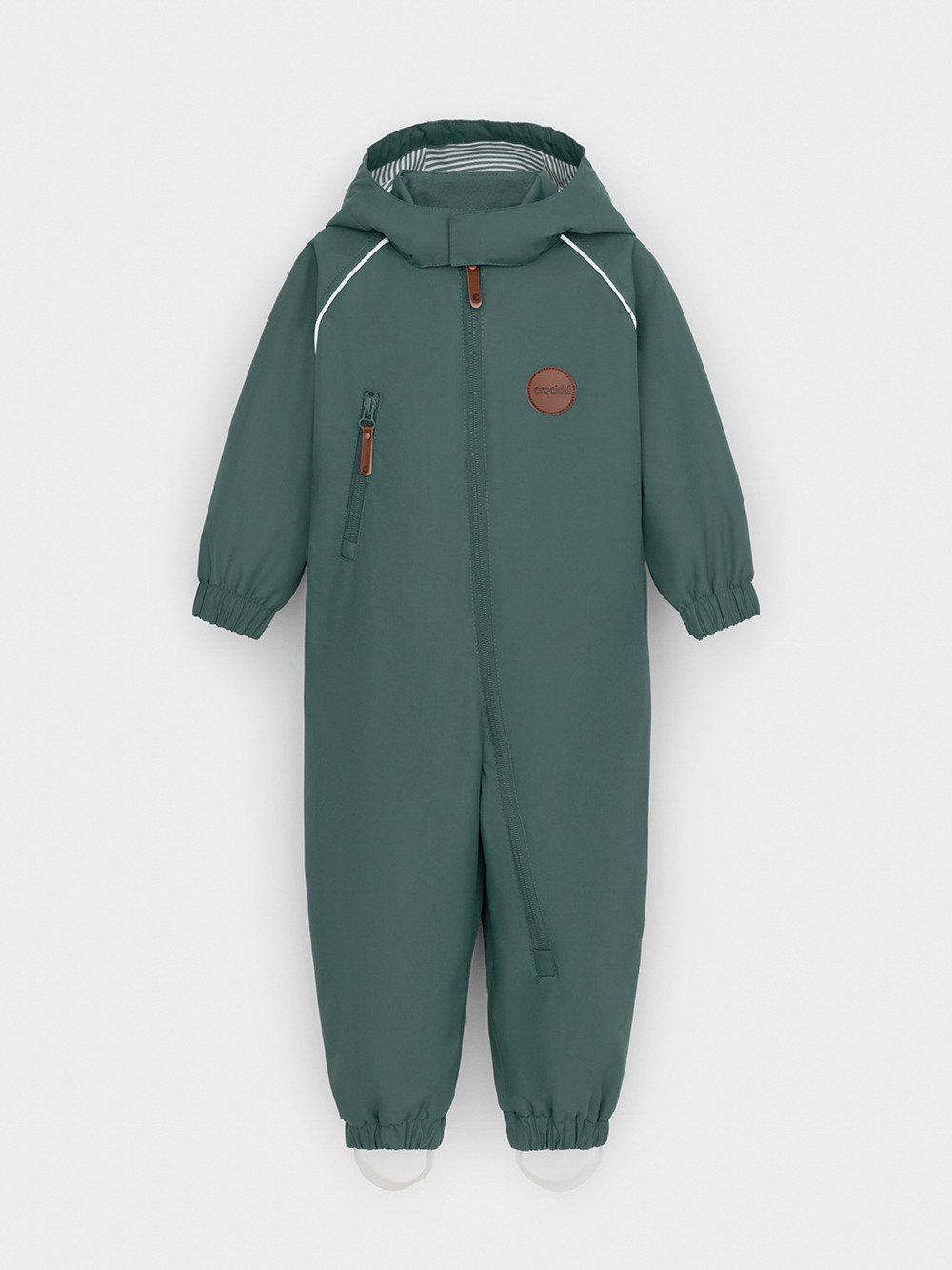 Комбинезоны утепленные для мальчика, артикул: ВК 60091/5 Ал, цвет: зеленый, фото 2