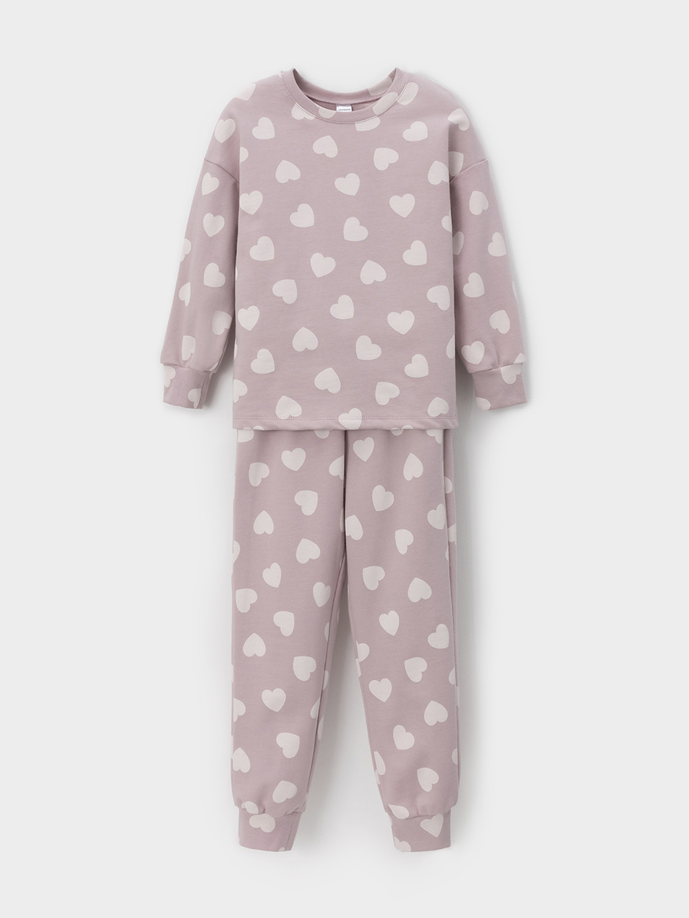 Пижама для девочки, артикул: К 1587, цвет: розовый, фото 2