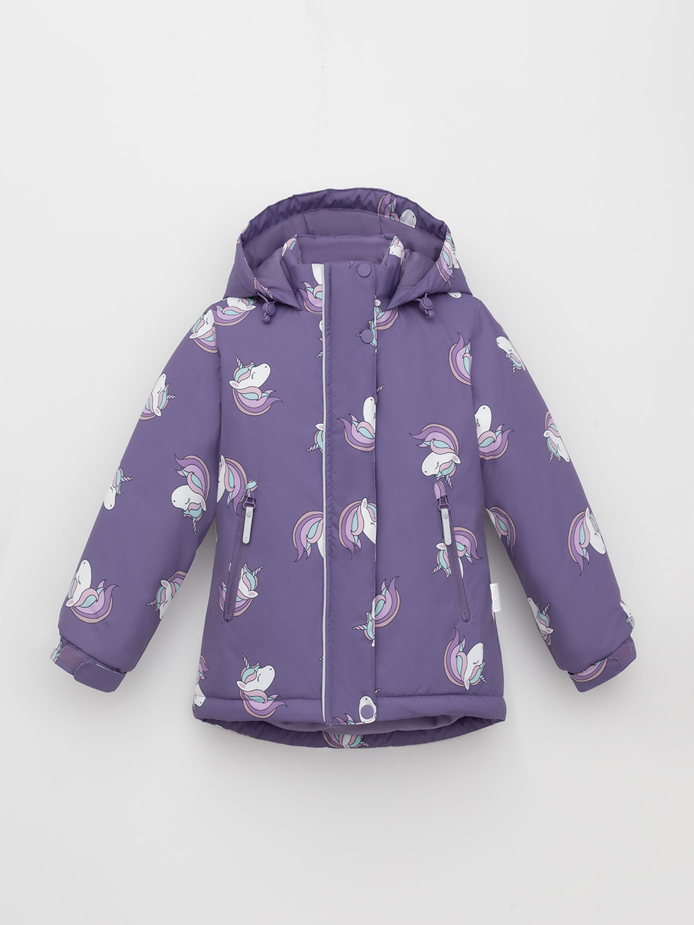 Куртка для девочки, артикул: ВК 38095/н/6 Ал, цвет: фиолетовый, фото 2