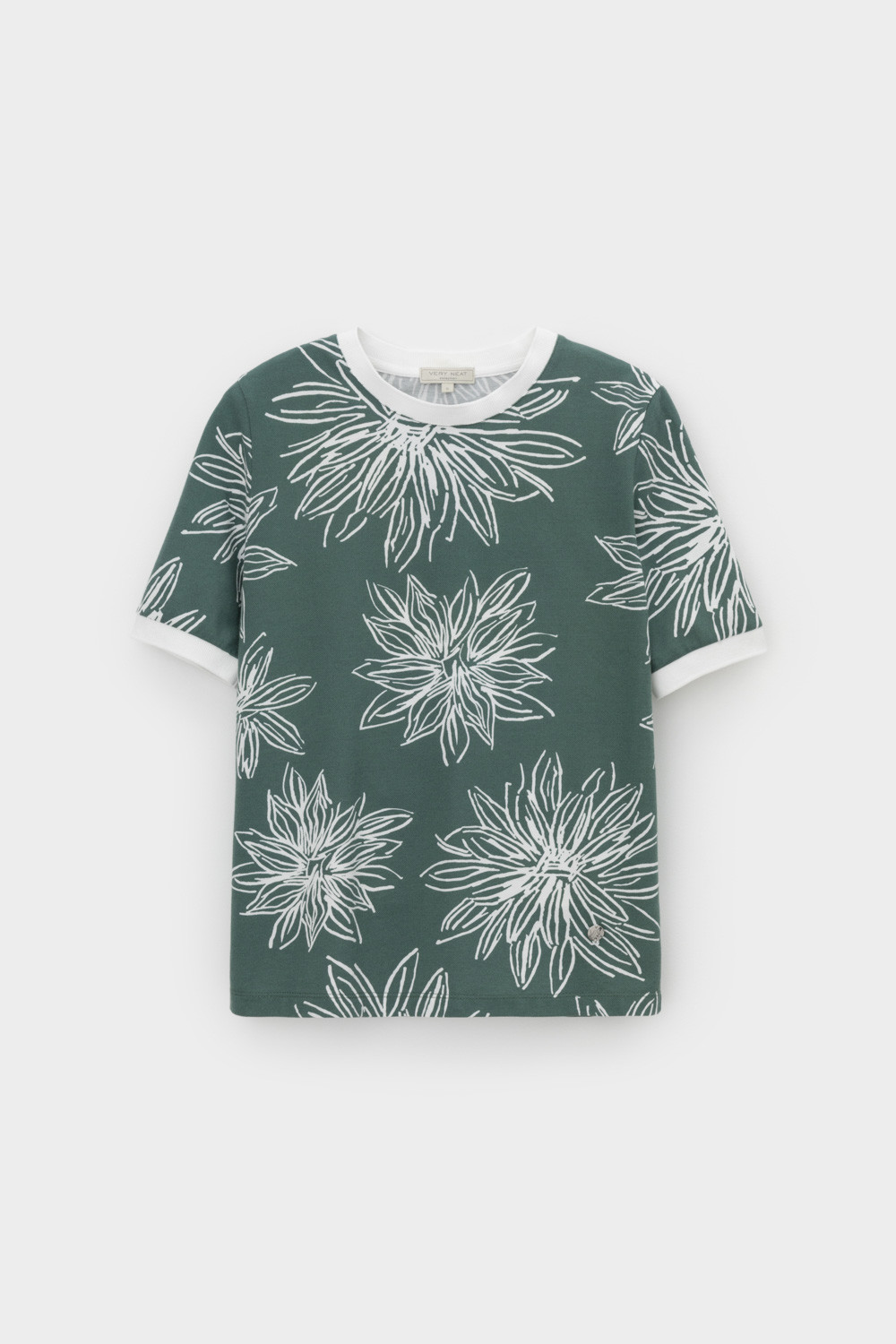 Футболки женские для мам, артикул: ЕВТ 3220, цвет: зеленый, фото 2