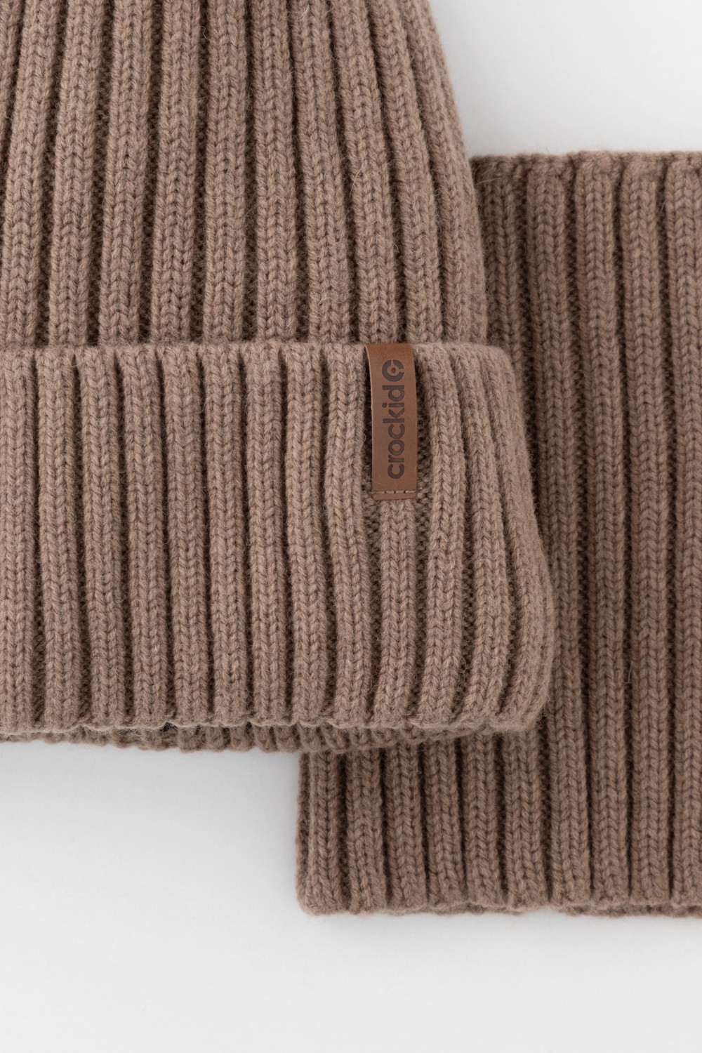 Комплекты вязаные, артикул: КВ 22015/ш, цвет: коричневый, фото 2