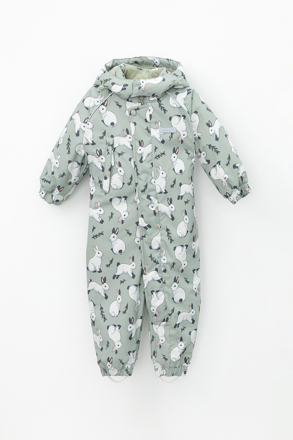 Комбинезоны утепленные для девочки, артикул: ВК 60032/н/34 Ал, цвет: хаки, фото 2