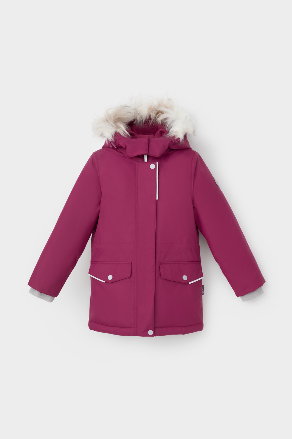 Куртка для девочки, артикул: ВК 38112/2 ГР, цвет: фиолетовый, фото 2
