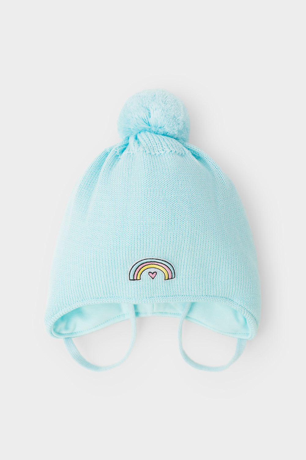Шапка для девочки, артикул: КВ 20292/ш, цвет: бирюзовый, фото 2