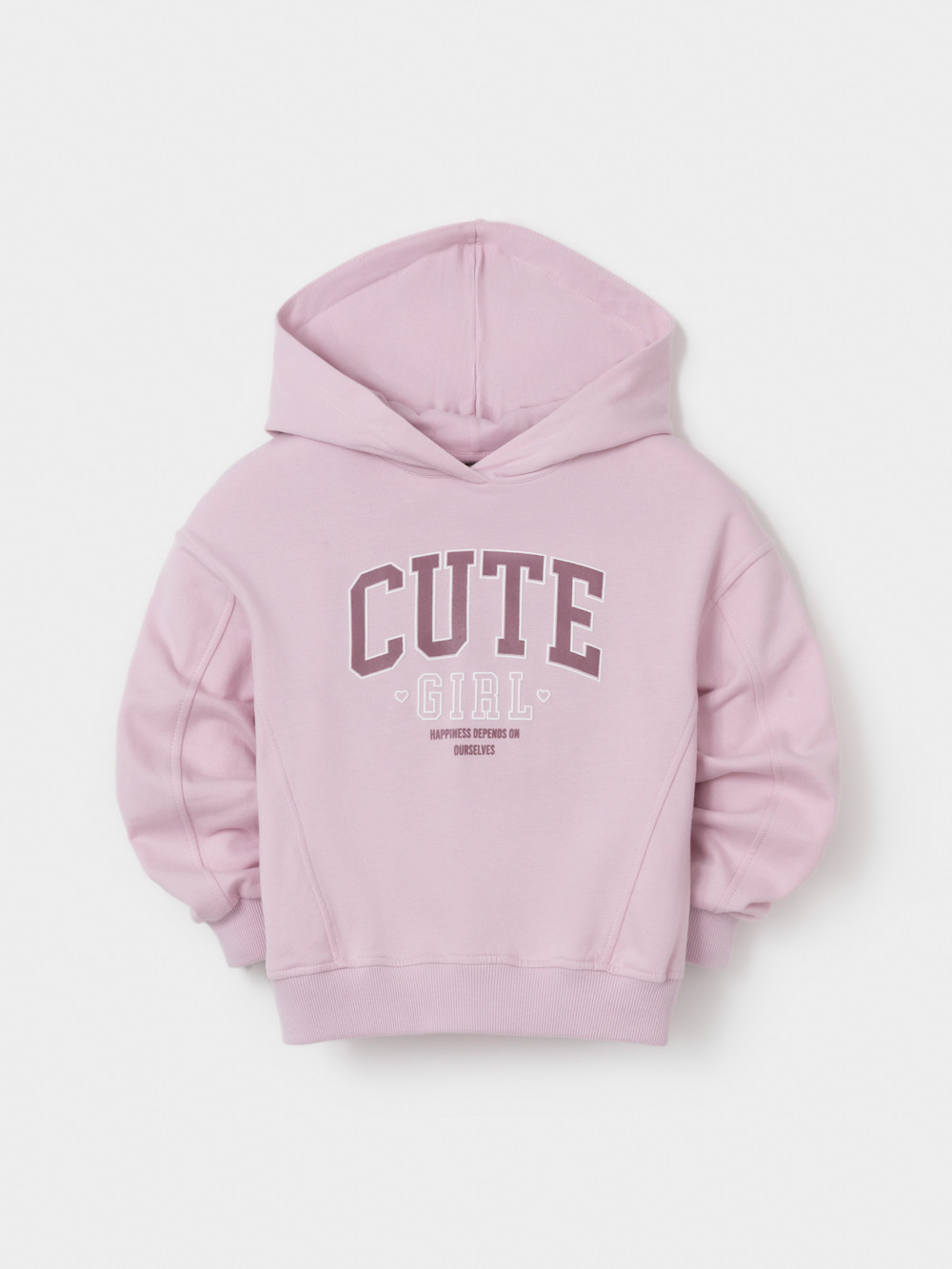 Худи для девочки, артикул: КР 302815, цвет: фиолетовый, фото 2