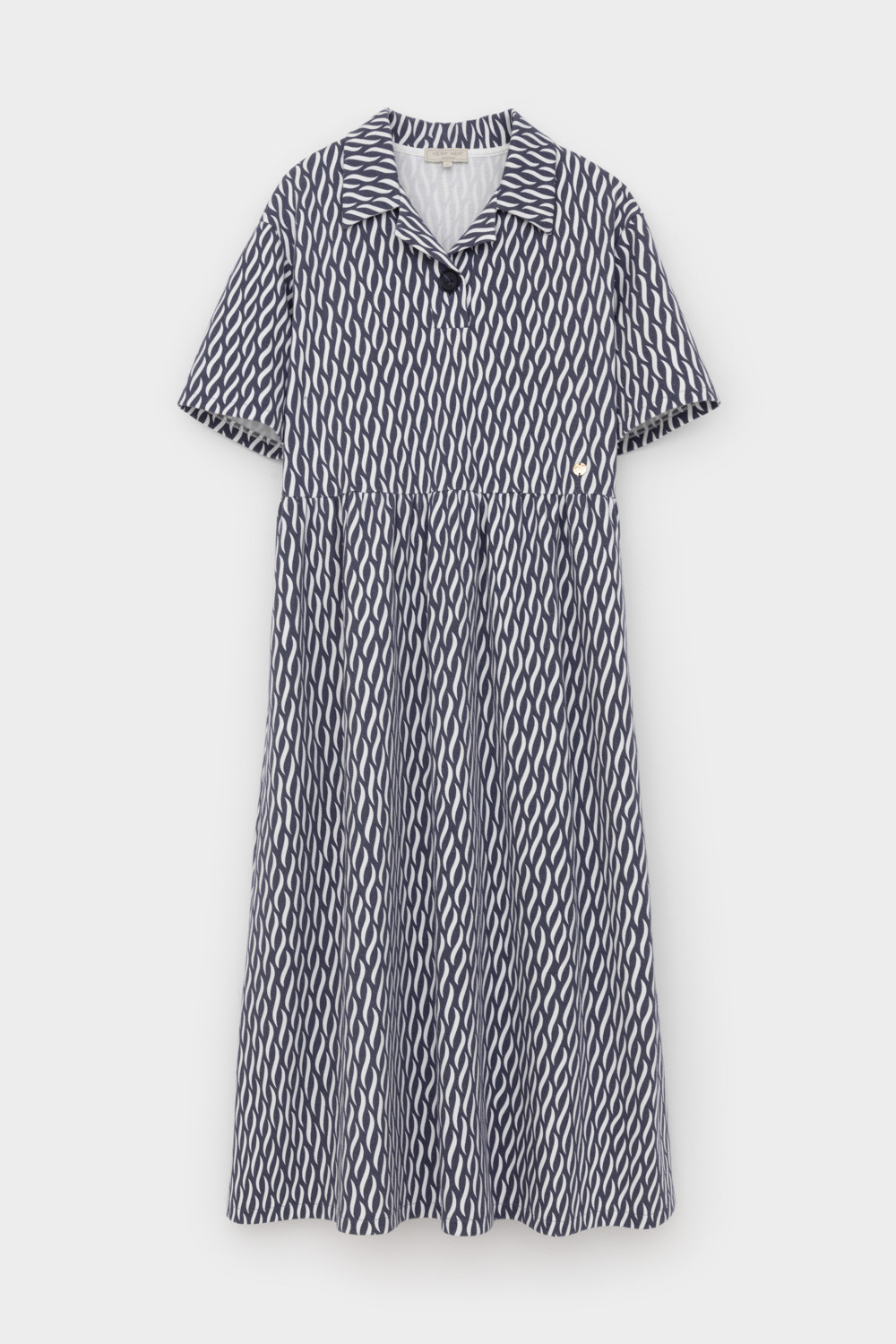 Платья женские для мам, артикул: ЕВТ 5071, цвет: синий, фото 2