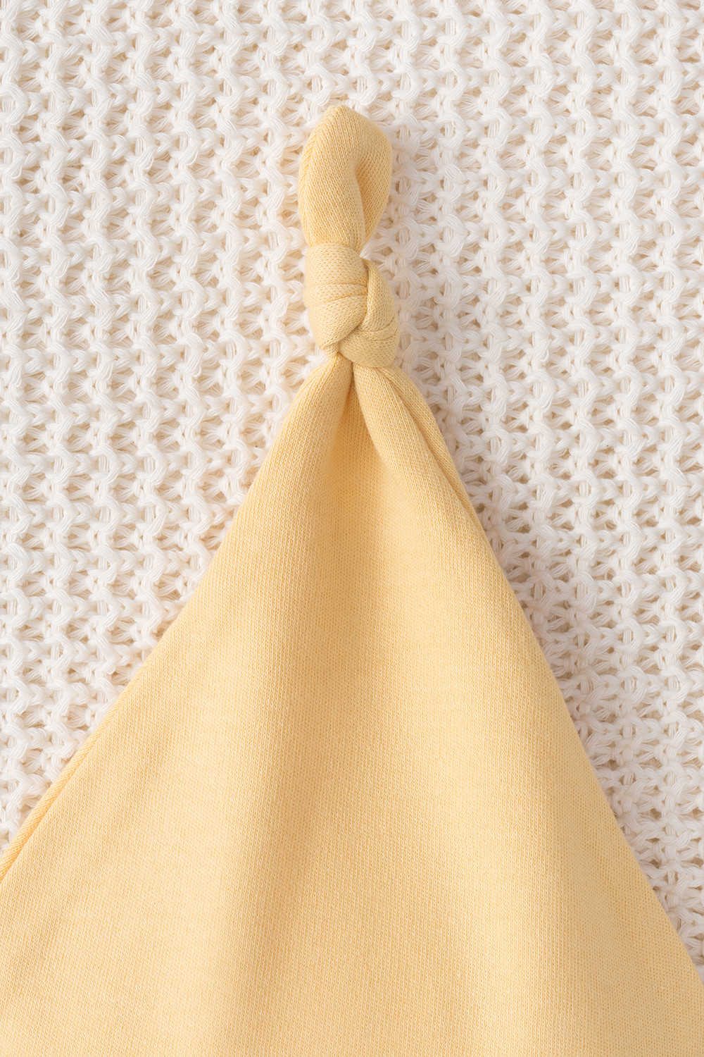 Шапочка ясельная для новорожденных, артикул: К 8036, цвет: желтый, фото 2