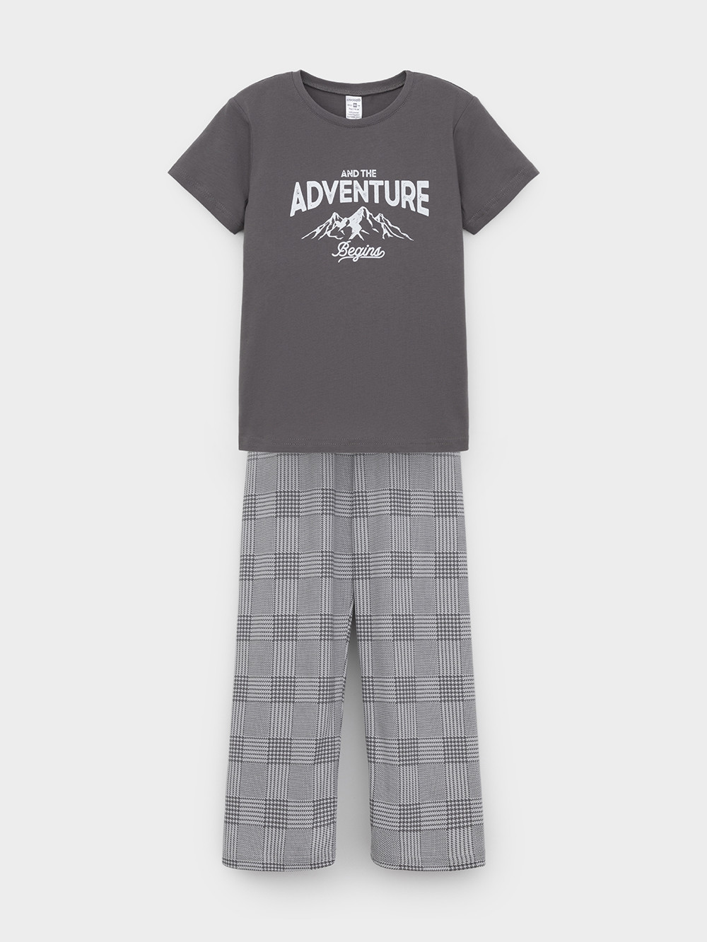 Пижама для мальчика, артикул: К 1599, цвет: темно-серый, фото 2