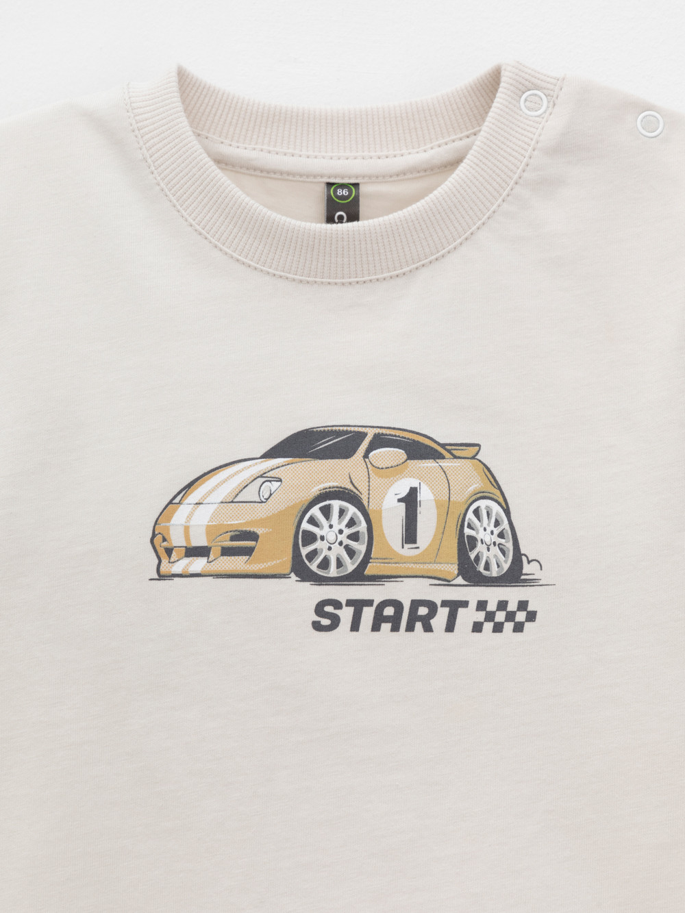 Футболка для мальчика, артикул: КР 302628, цвет: бежевый, фото 2