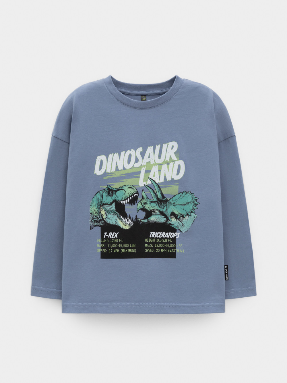 Лонгсливы для мальчика, артикул: КР 302256, цвет: синий, фото 2