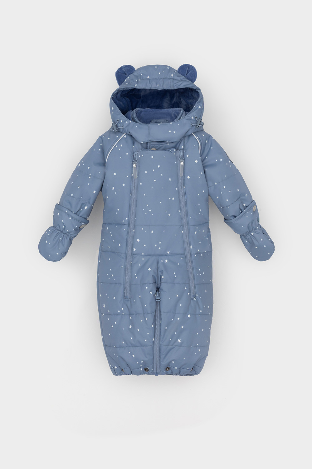 Комбинезоны утепленные для мальчика, артикул: ВК 60094/н/8 УЗГ, цвет: голубой, фото 2