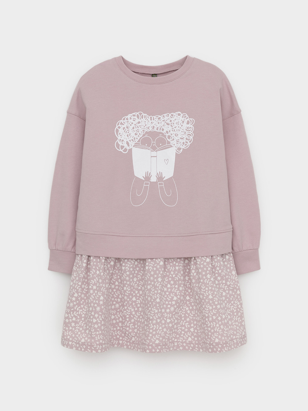 Платье для девочки, артикул: КР 5835, цвет: розовый, фото 2