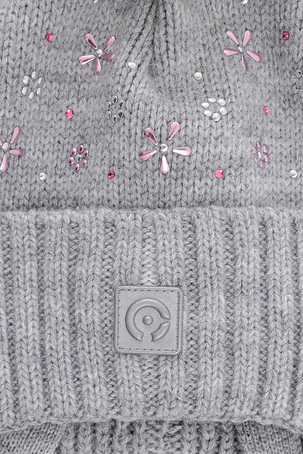 Шапка для девочки, артикул: КВ 20217/22ш, цвет: серый, фото 2