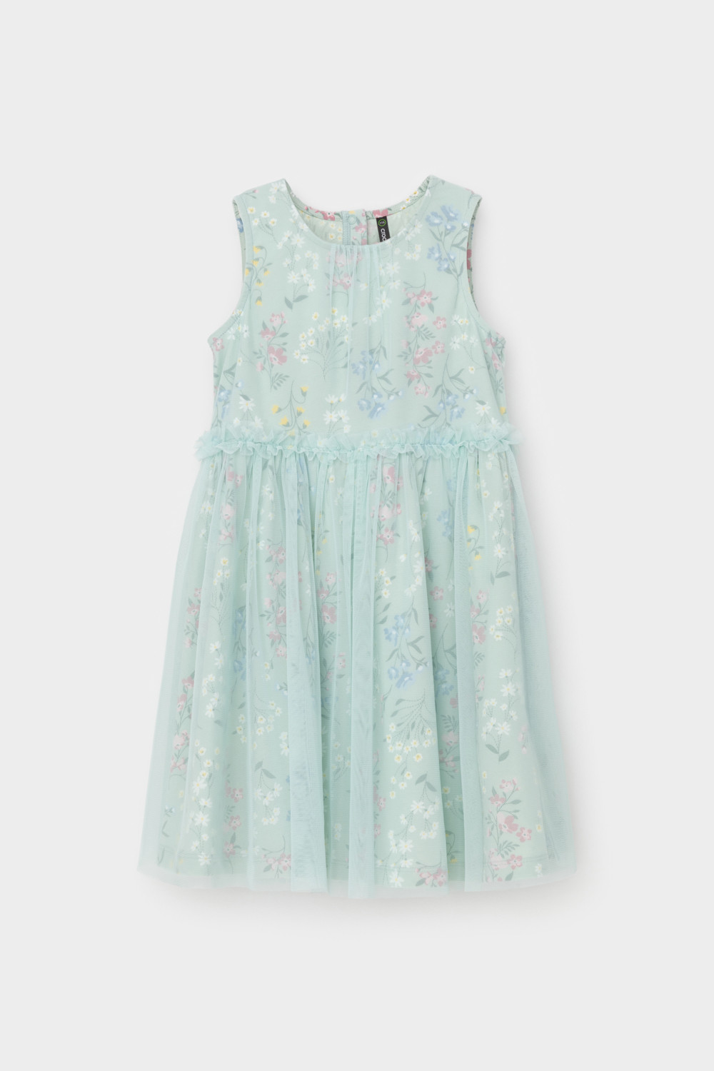 Платье для девочки, артикул: КР 5734, цвет: голубой, фото 2