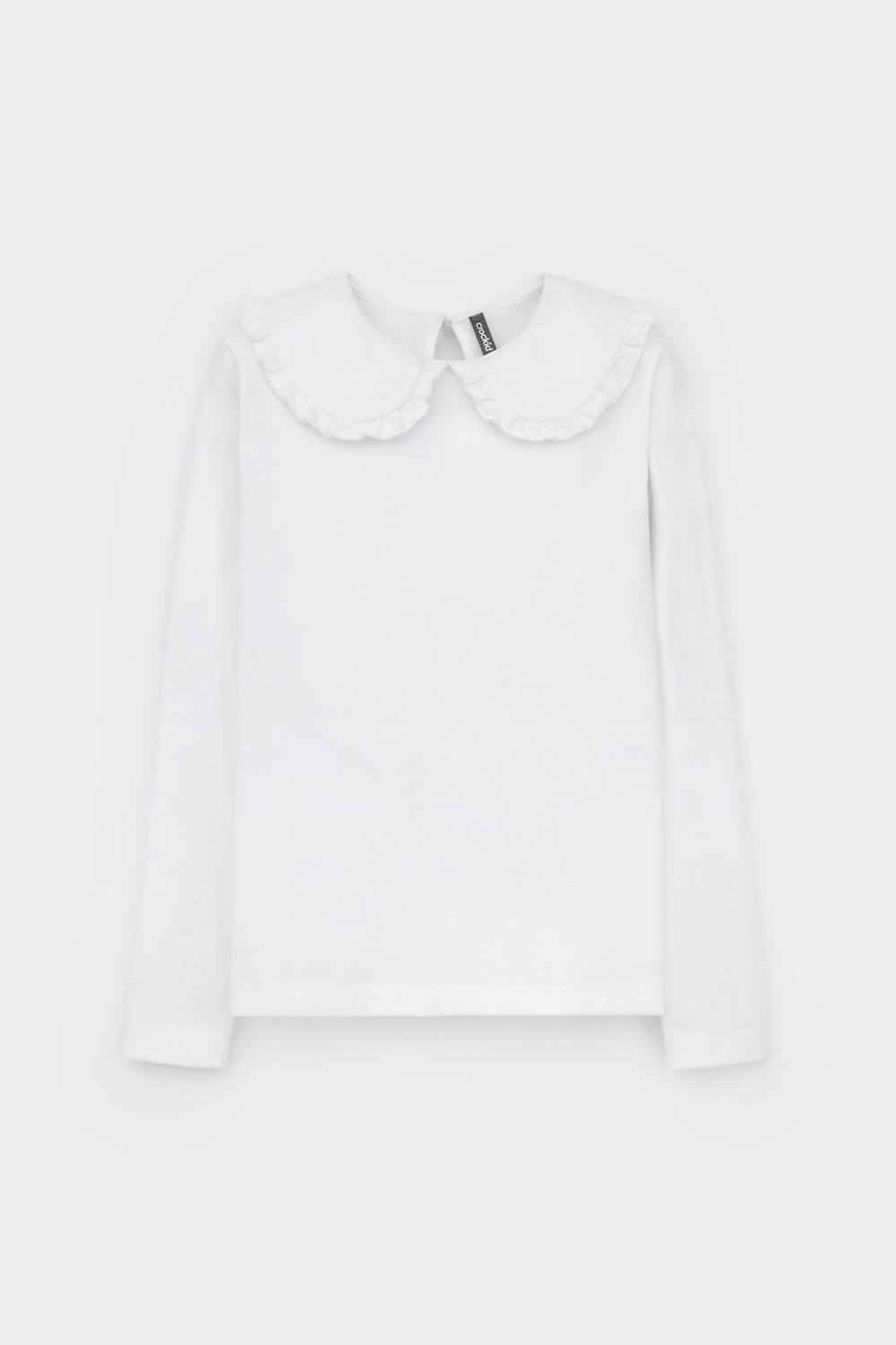 Блузка для девочки, артикул: К 302495, цвет: белый, фото 2