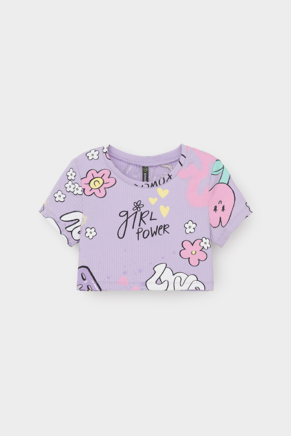 Футболка для девочки, артикул: КР 302697, цвет: фиолетовый, фото 2