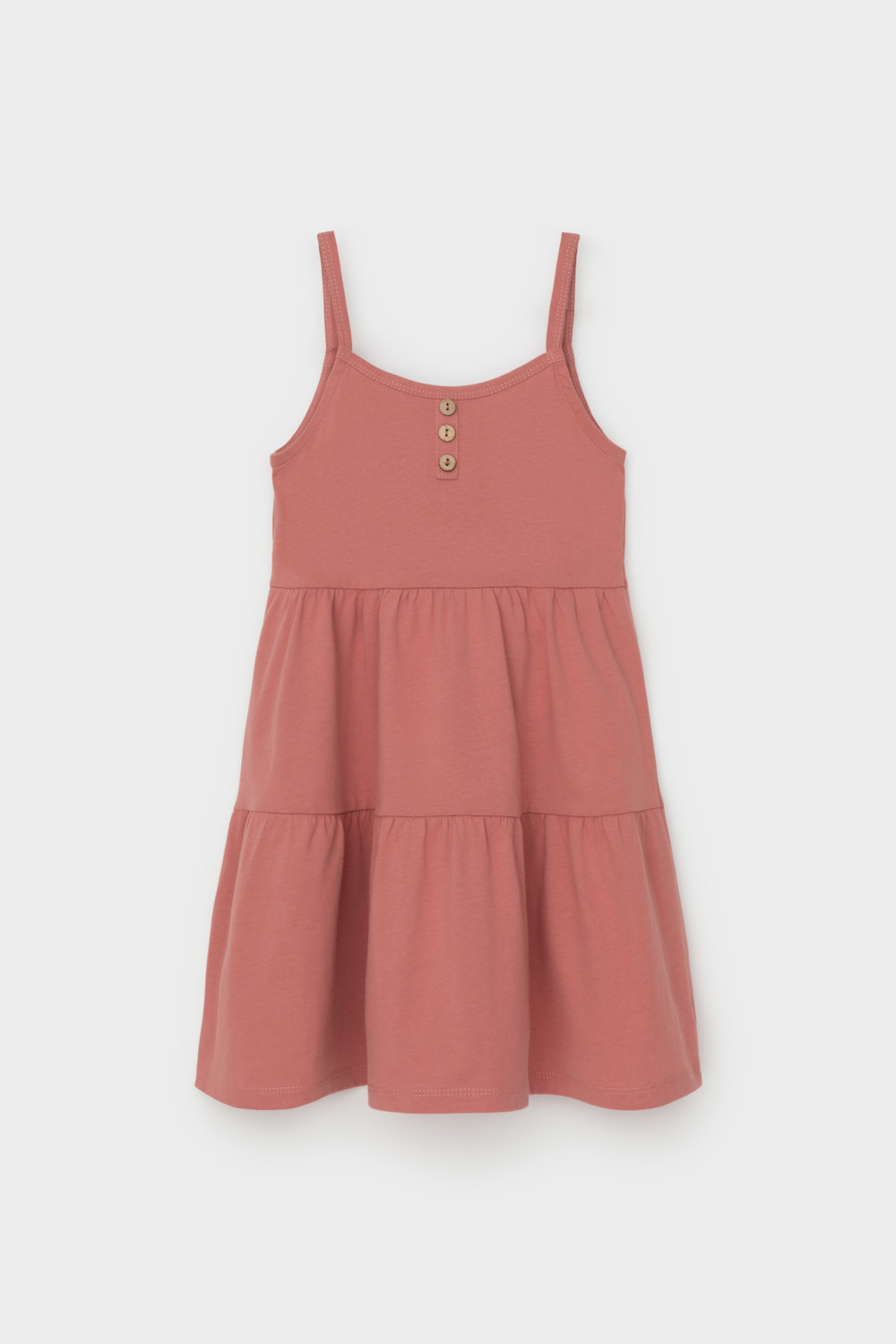 Сарафан для девочки, артикул: КР 5799-1, цвет: оранжевый, фото 2