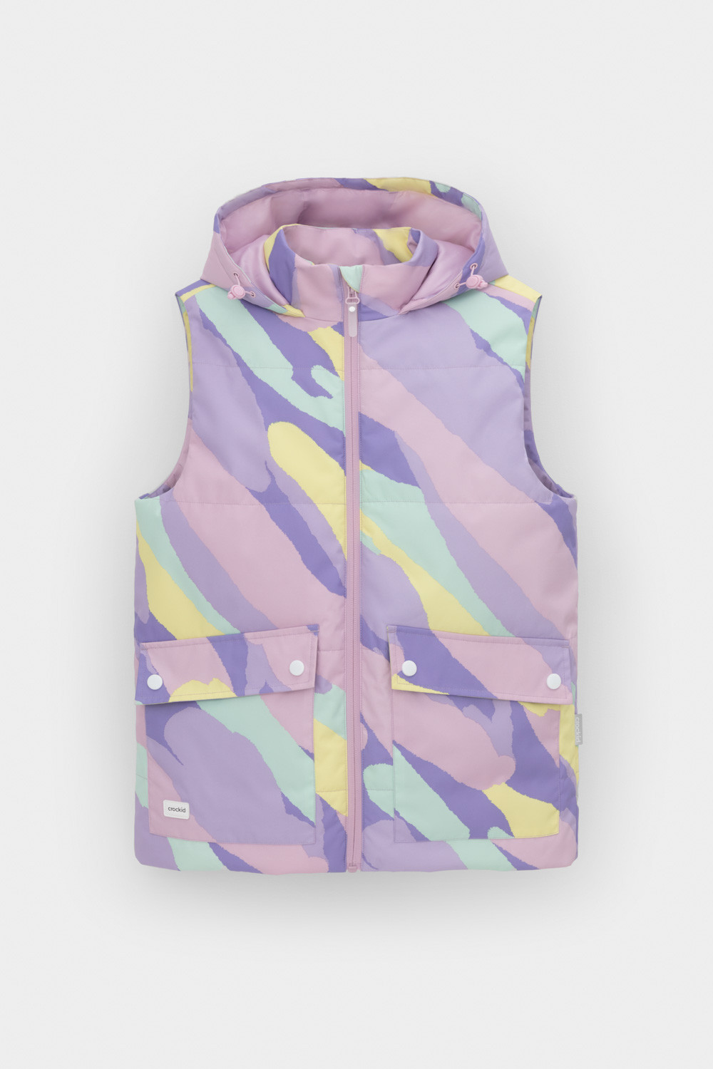Жилет для девочки, артикул: ВК 35017/н/1 ГР (98-128), цвет: мульти, фото 2