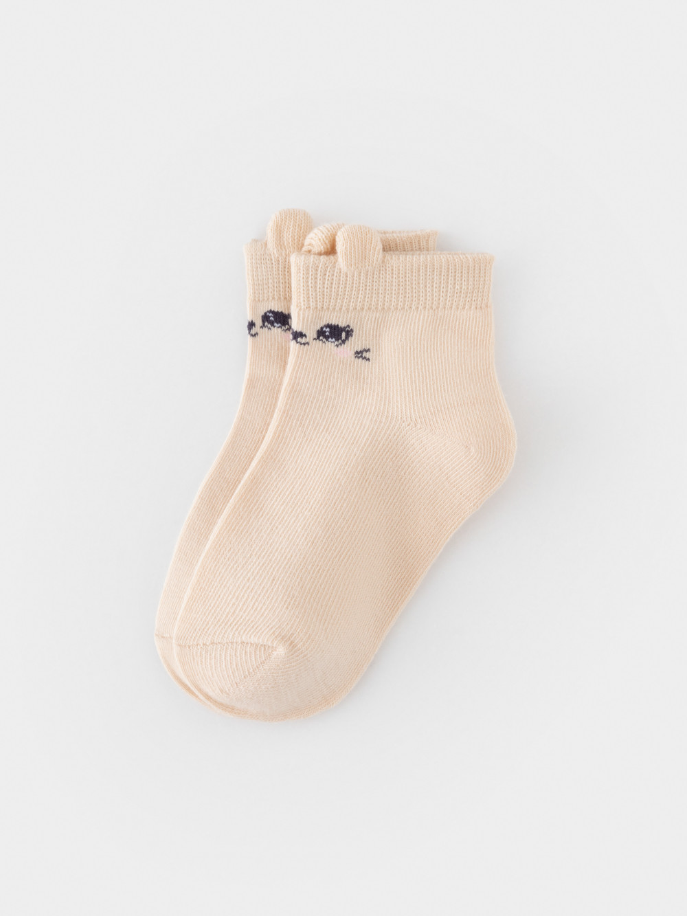Носки для девочки, артикул: К 9644/3 ФВ, цвет: бежевый, фото 2