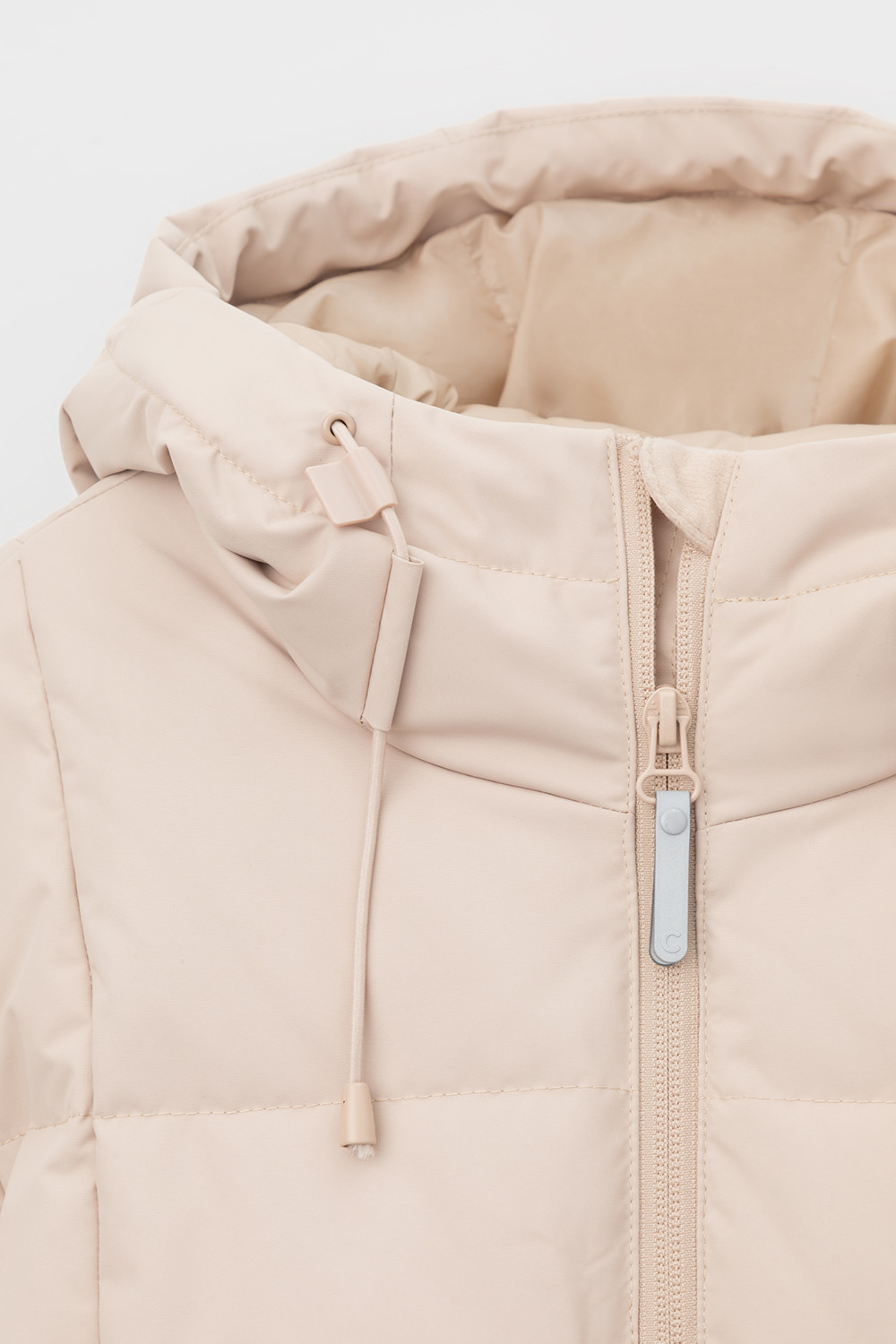 Пальто для девочки, артикул: ВК 34068/1 УЗГ, цвет: светло-бежевый, фото 2