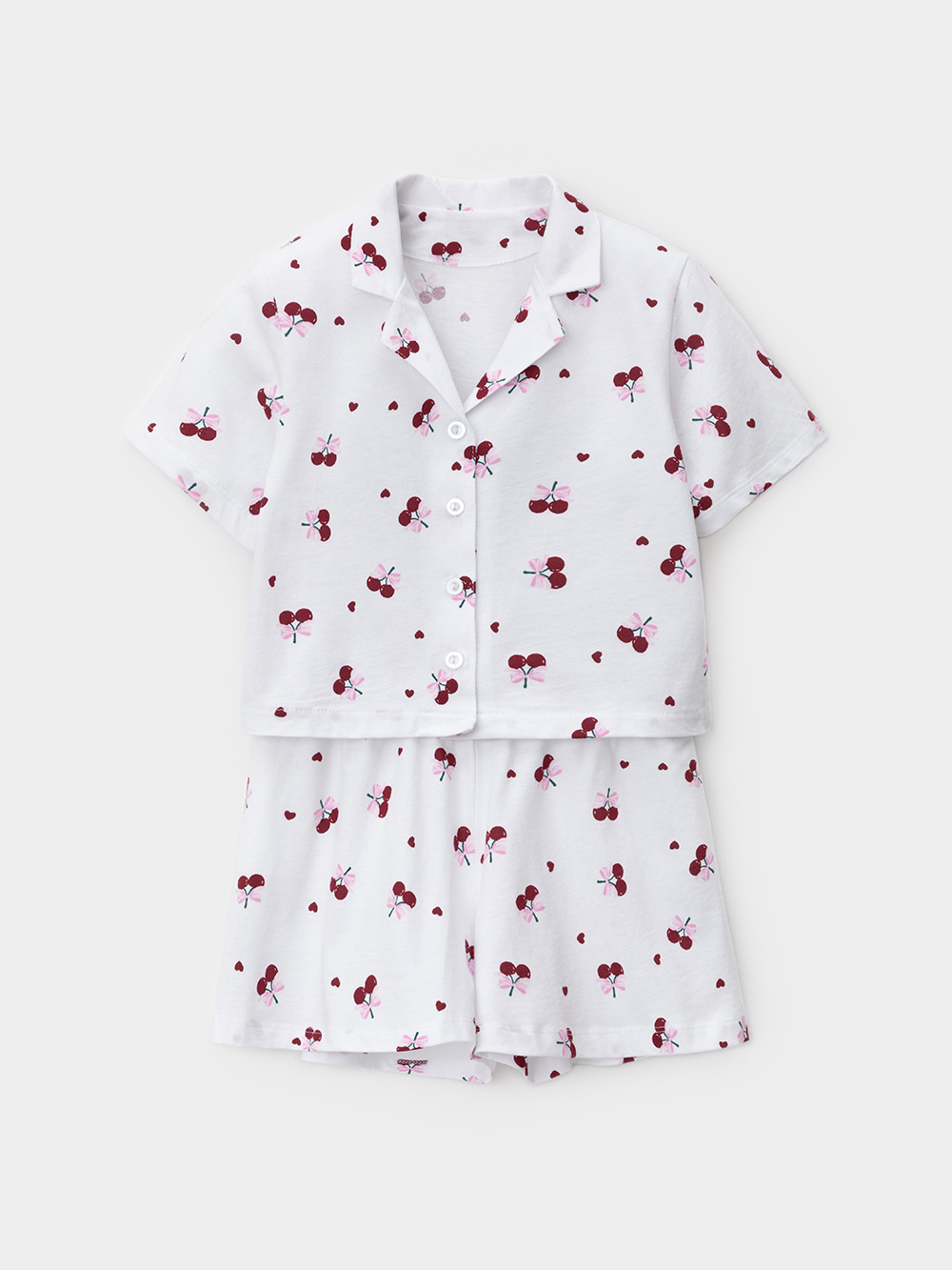 Пижама для девочки, артикул: МП 1667, цвет: белый, фото 2