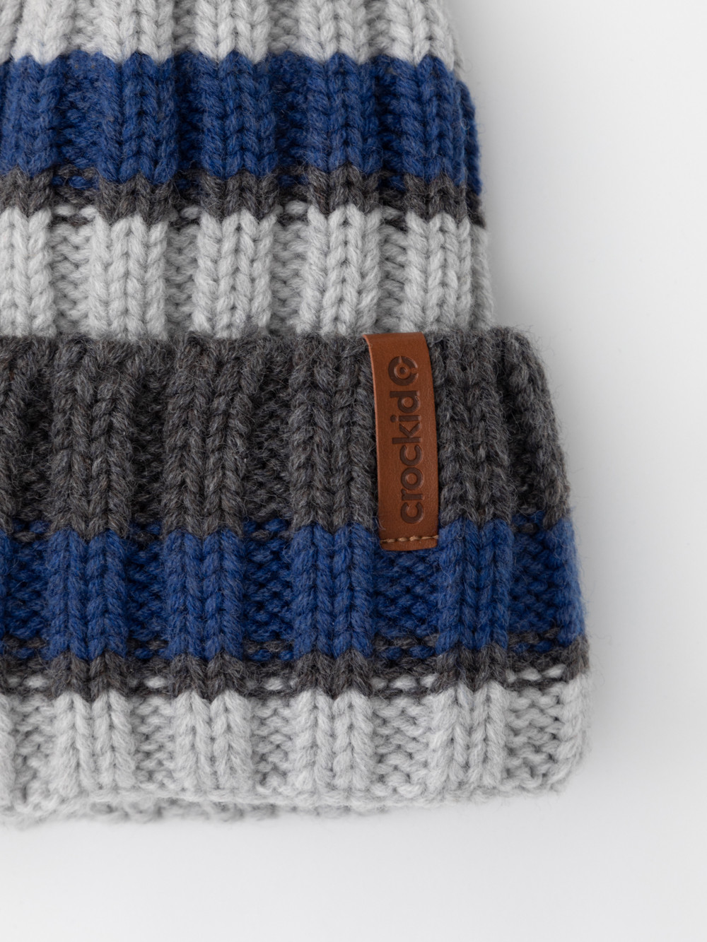 Шапка для мальчика, артикул: КВ 20413/ш, цвет: серый, фото 2