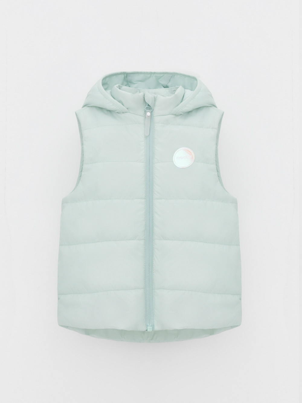 Жилет для девочки, артикул: ВК 35010/6 ГР, цвет: голубой, фото 2