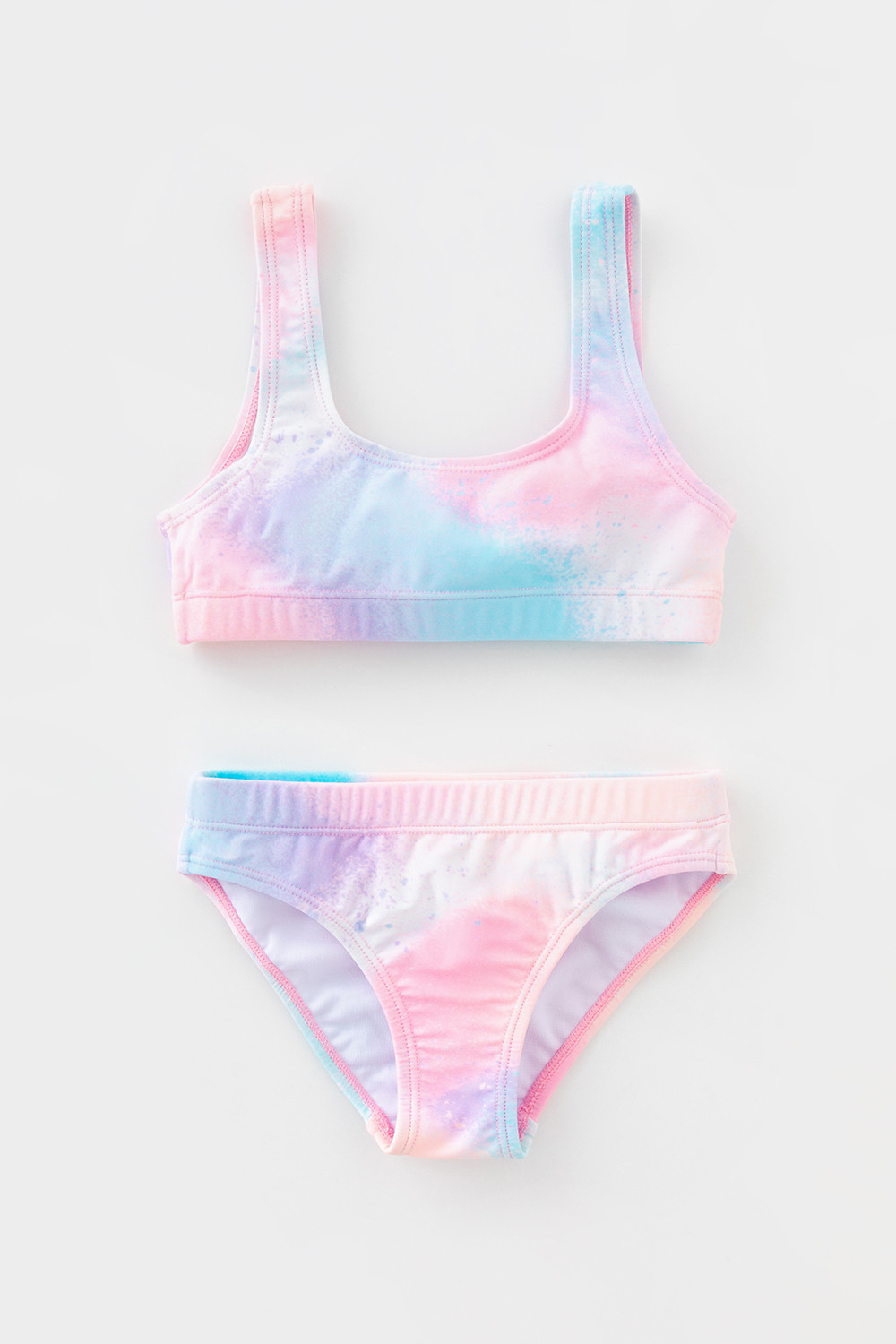 Купальник для девочки, артикул: ТК 17012/1н ФВ, цвет: мульти, фото 2