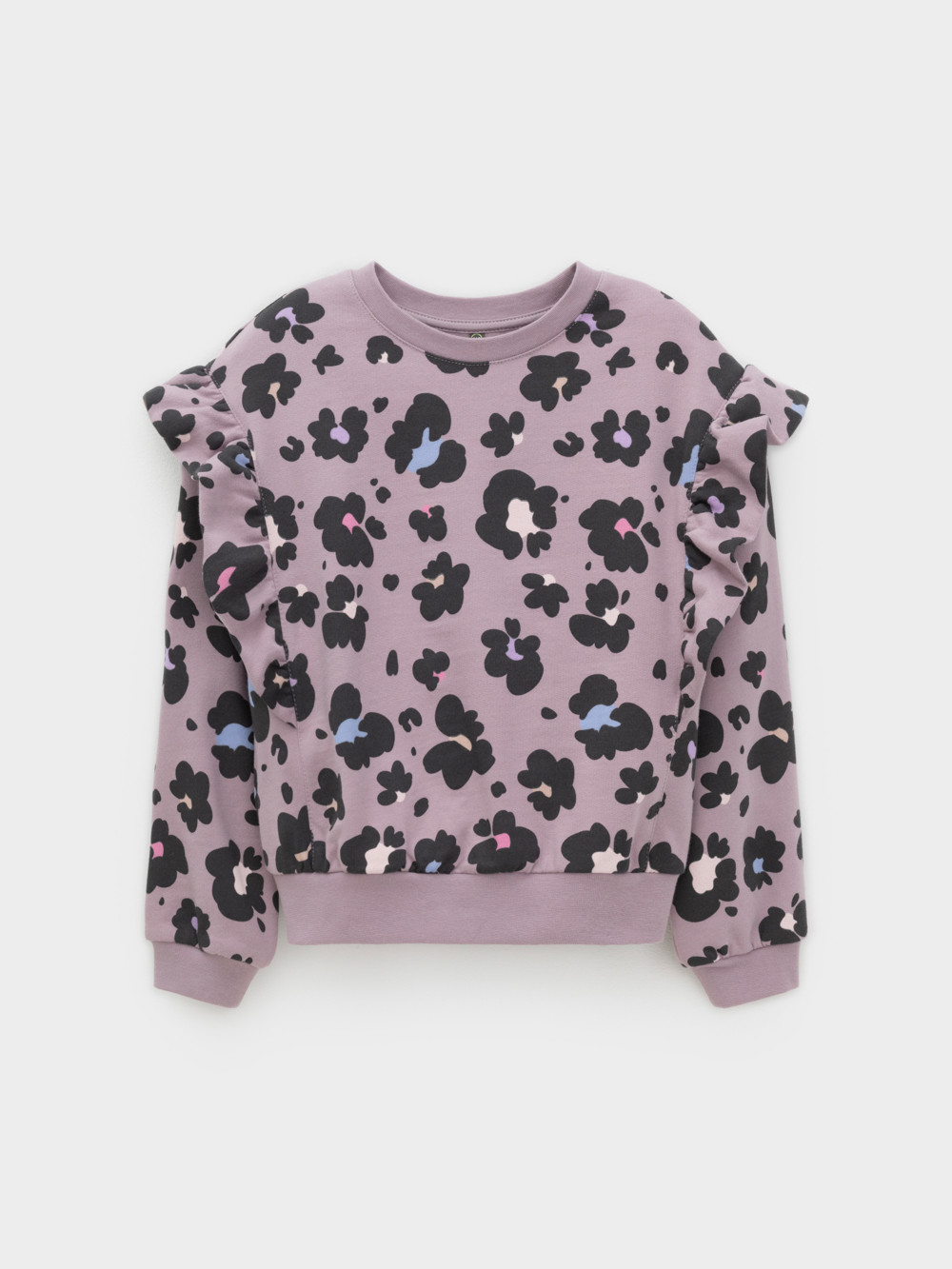 Свитшоты для девочки, артикул: КР 302870, цвет: фиолетовый, фото 2
