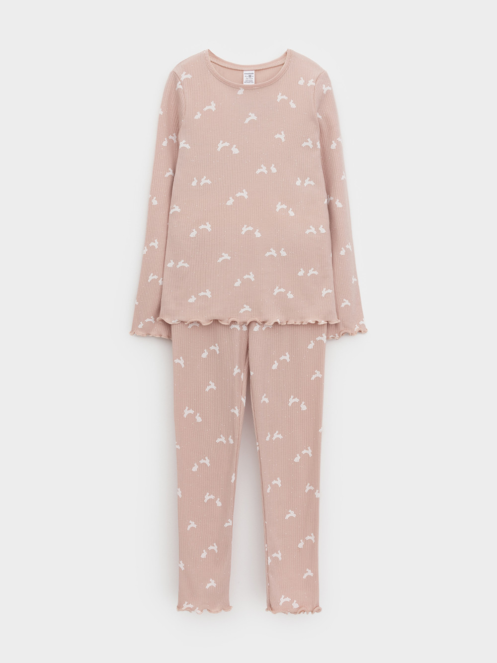 Пижама для девочки, артикул: К 1618, цвет: розовый, фото 2