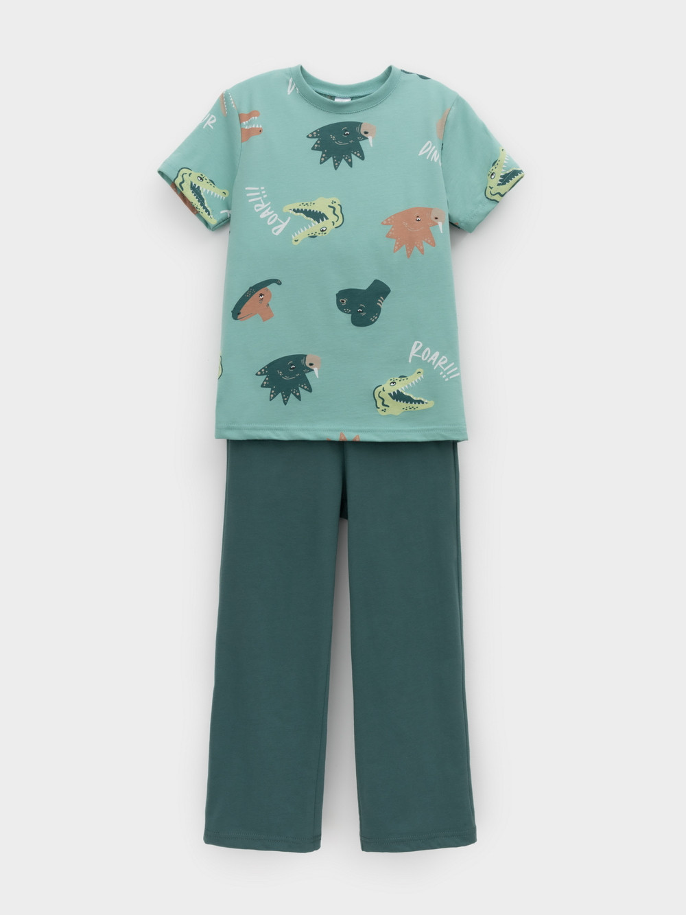 Пижама для мальчика, артикул: К 1646, цвет: зеленый, фото 2