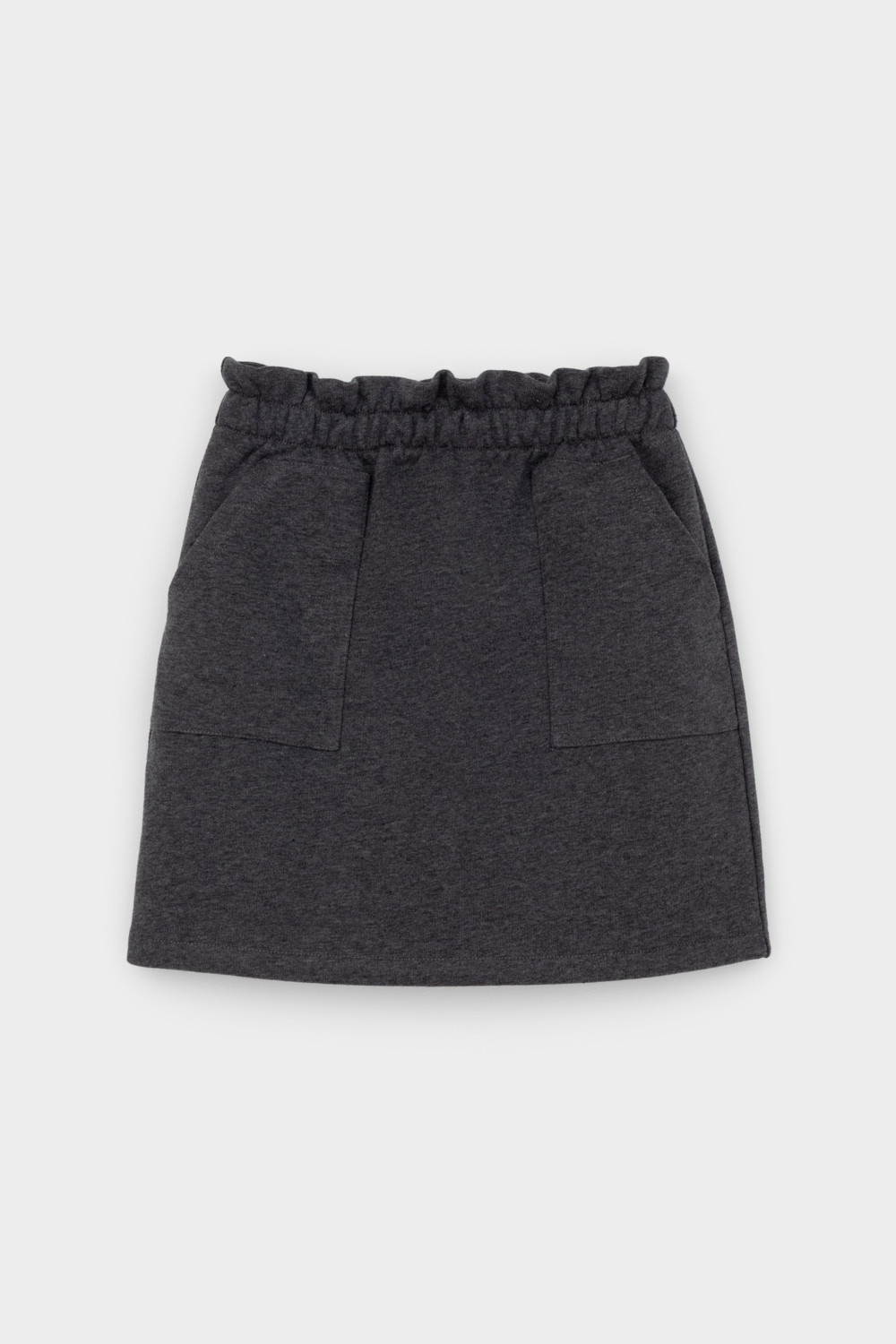 Юбка для девочки, артикул: КР 7143, цвет: темно-серый, фото 2
