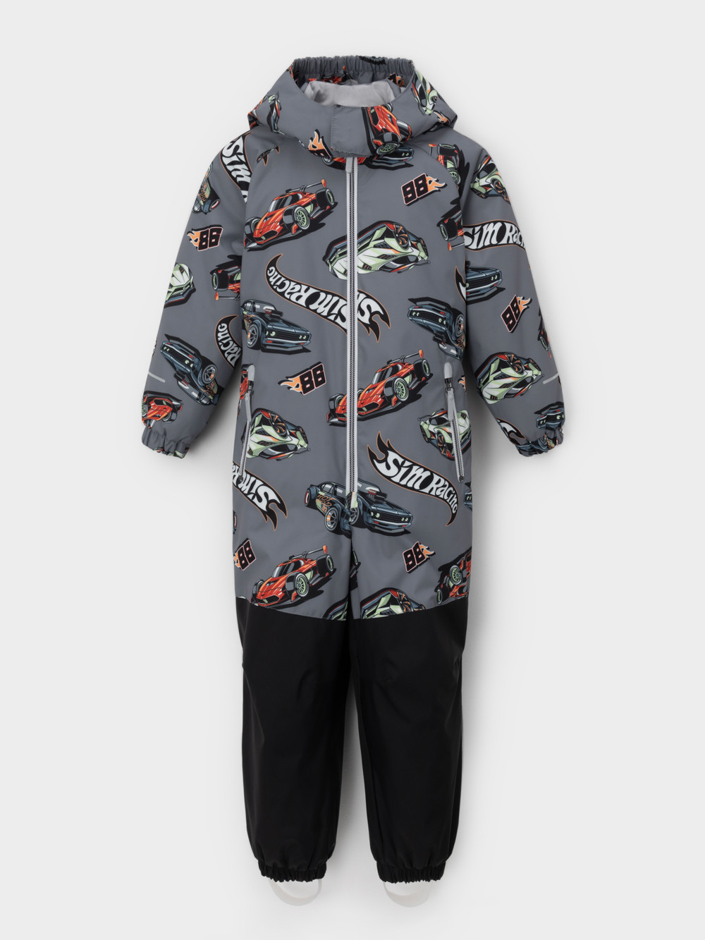 Комбинезоны утепленные для мальчика, артикул: ВК 60111/н/8 УЗГ, цвет: серый, фото 2