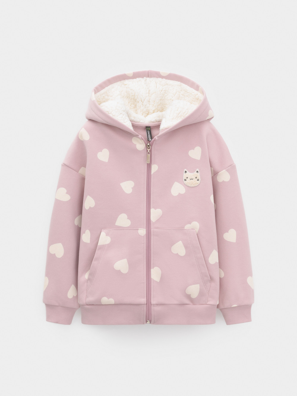 Толстовка для девочки, артикул: КР 302826, цвет: розовый, фото 2