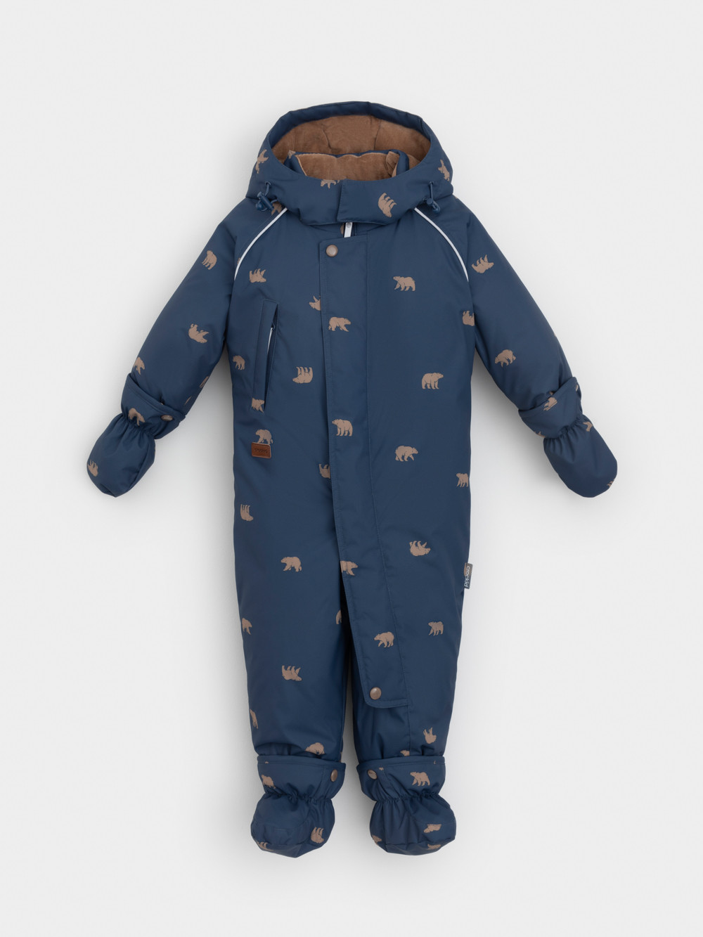 Комбинезоны утепленные для мальчика, артикул: ВК 60133/н/2 УЗГ, цвет: темно-синий, фото 2