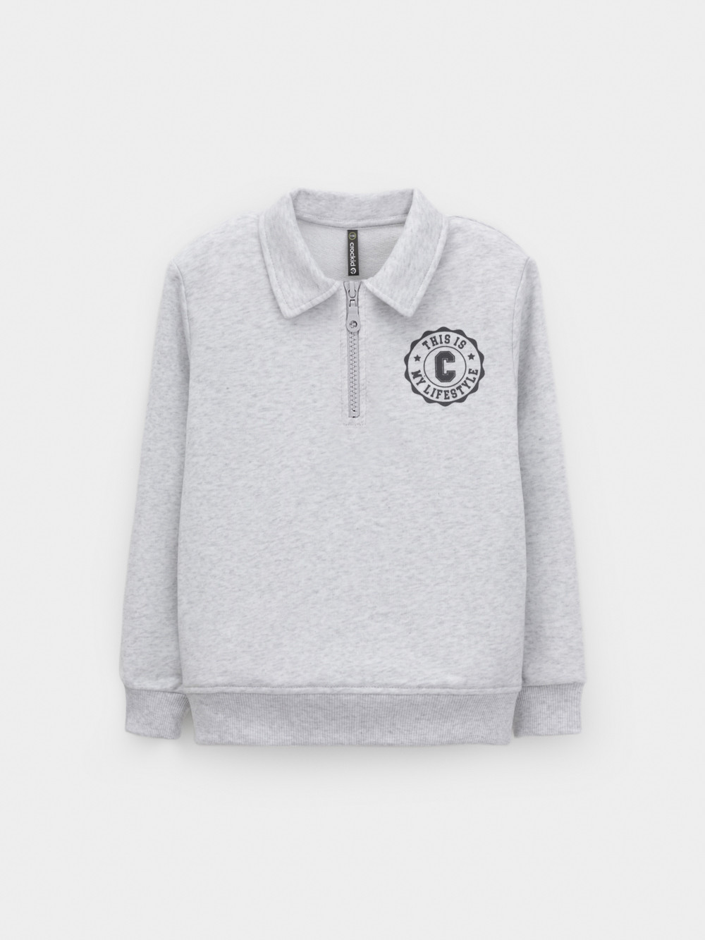 Свитшоты для мальчика, артикул: КР 302798, цвет: светло-серый5, фото 2