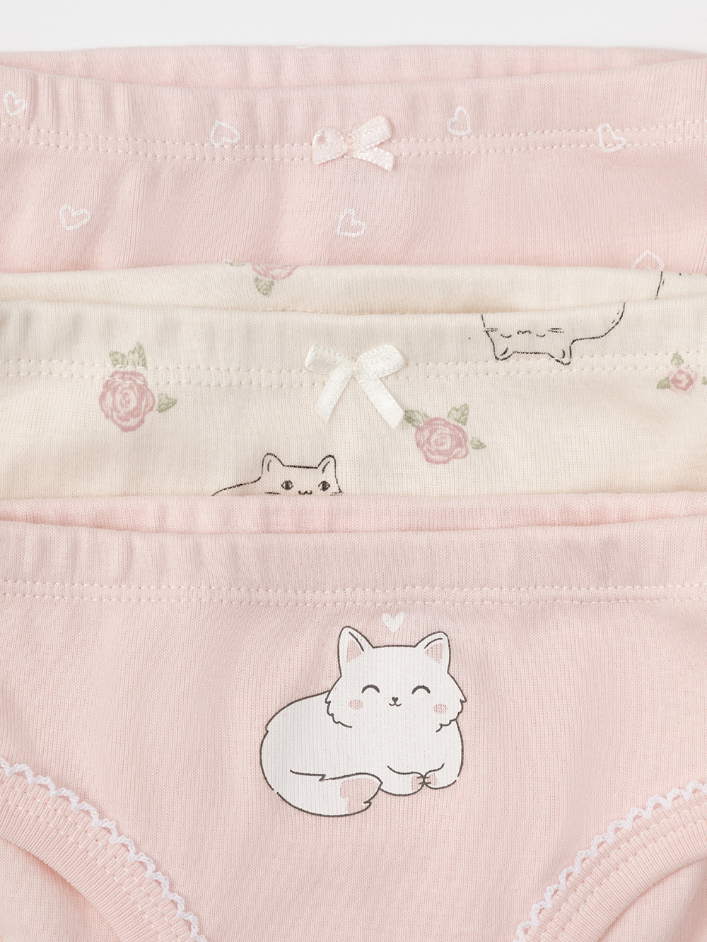 Трусы для девочки, артикул: К 1978-3уп, цвет: светло-розовый, фото 2