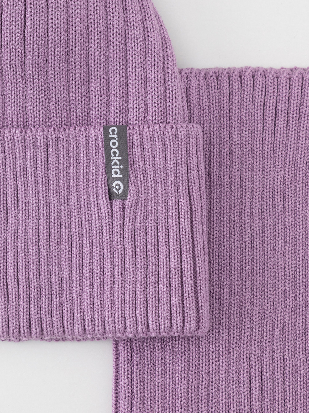 Комплект вязаный для девочки, артикул: КВ 22012/25, цвет: фиолетовый, фото 2