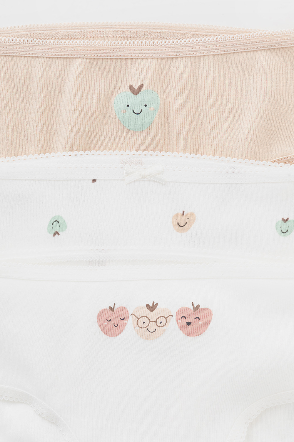 Трусы для девочки, артикул: К 1909-3уп, цвет: сахар, фото 2